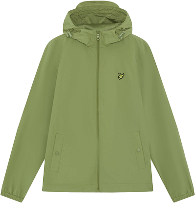 Lyle & Scott Lyle & Scott Zip Through hooded Jacket Groen
