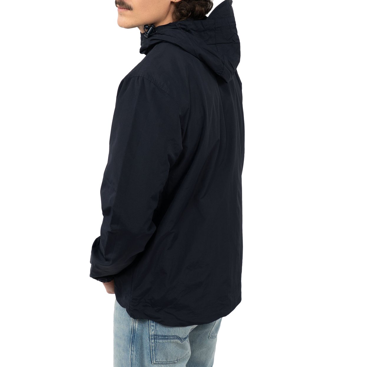 Lyle & Scott Zip Through Hooded Jas Blauw