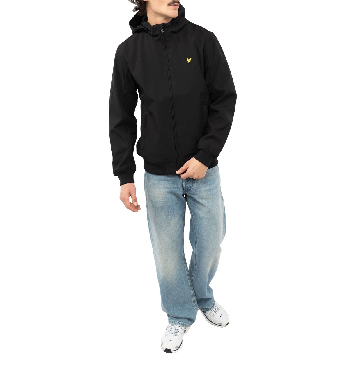 Lyle & Scott Zip Through Hooded Jas Grijs