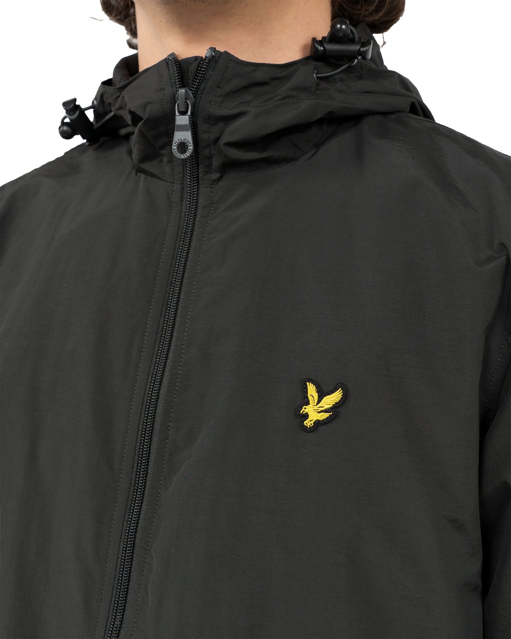 Lyle & Scott Zip Through Hooded Jas Grijs