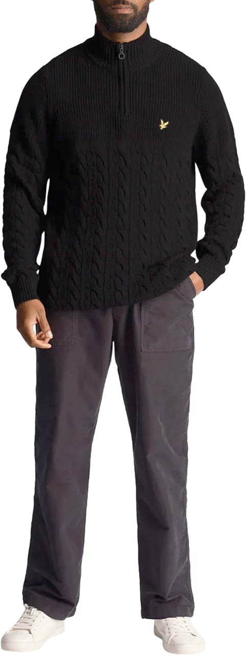 Lyle & Scott Lyle&scott  Truien Zwart Kn1902v Z865 Zwart