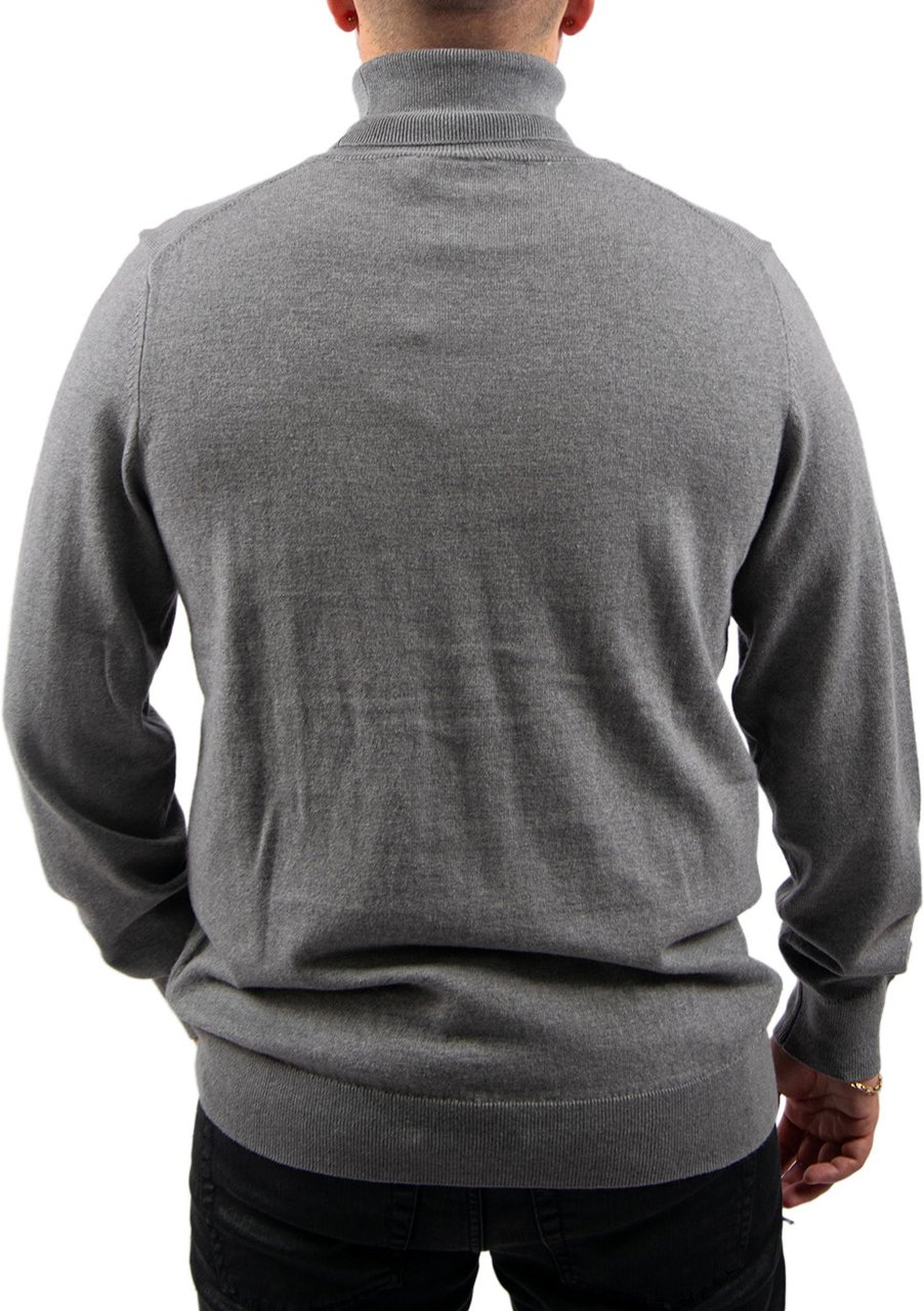 Lyle & Scott Cotton Merino TurleNeck Jumper Grijs