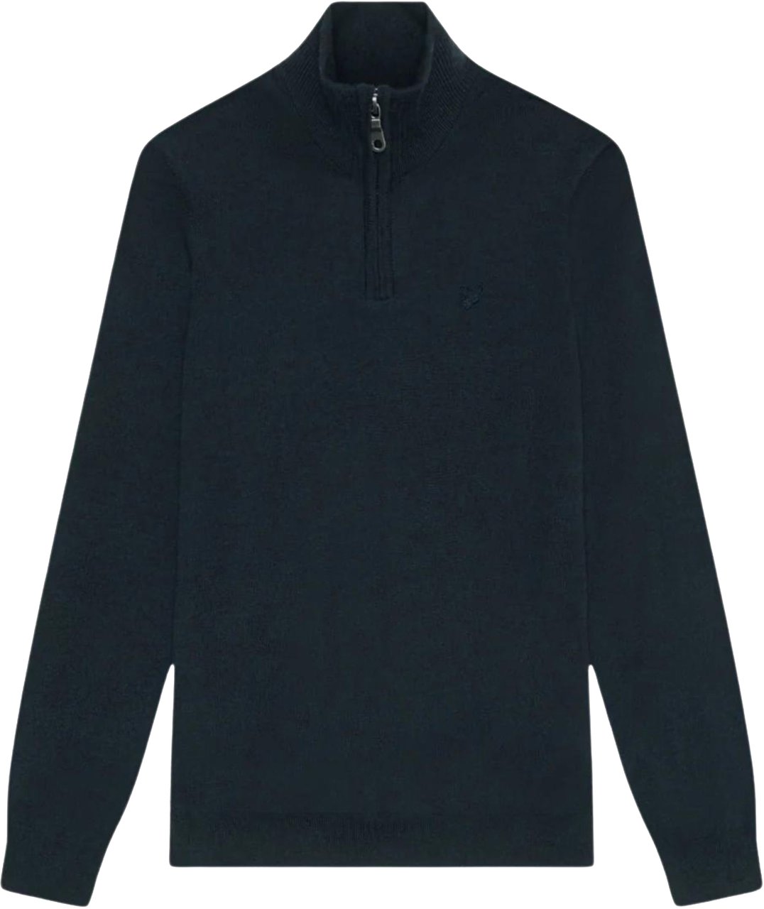 Lyle & Scott Lyle&scott Tonal Eagle Merino Quarter Zip Jumper Truien Donkerblauw Kn2122vc Blauw