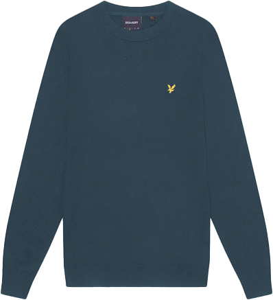 Lyle & Scott Lyle & Scott Cotton Crew Neck Jumper Groen
