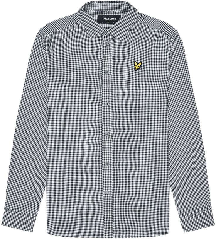 Lyle & Scott Shepherd Check Shirt Blauw