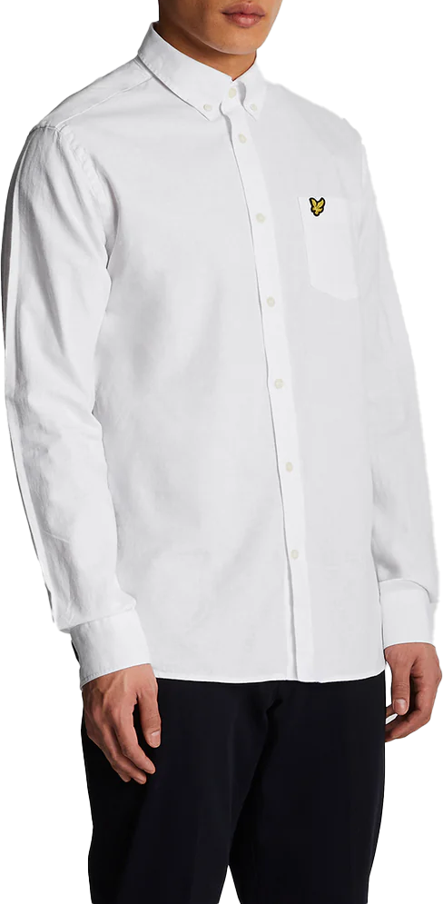 Lyle & Scott Lyle&scott Linen Lange Mouw Overhemden Wit Lw2004v 626 Wit