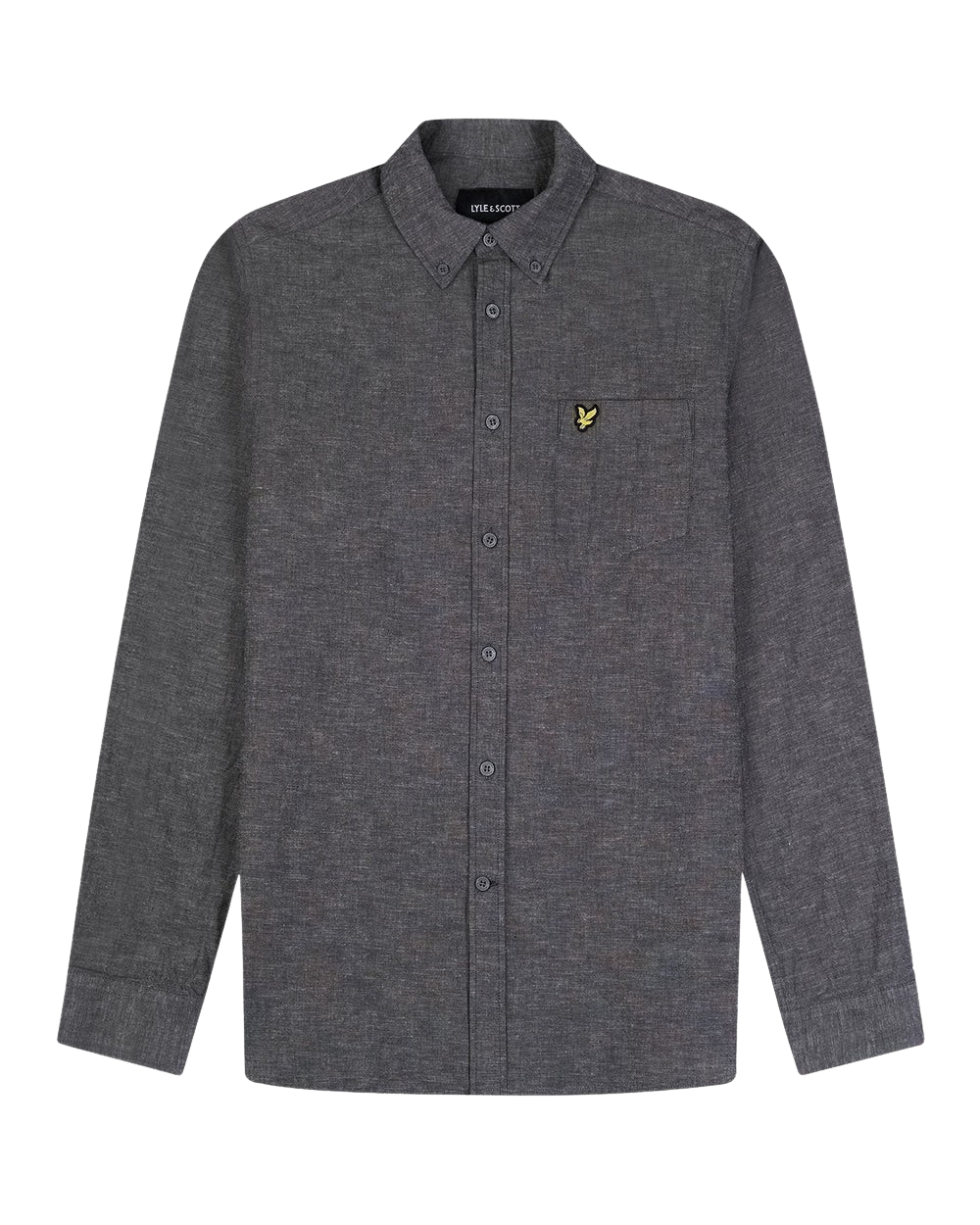 Lyle & Scott Lyle&scott Linen Lange Mouw Overhemden Donkerblauw Lw2004v Z271 Blauw