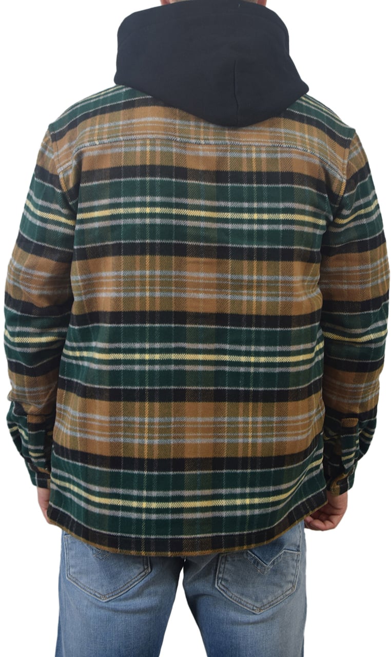 Lyle & Scott Check Flannel Overshirt Groen