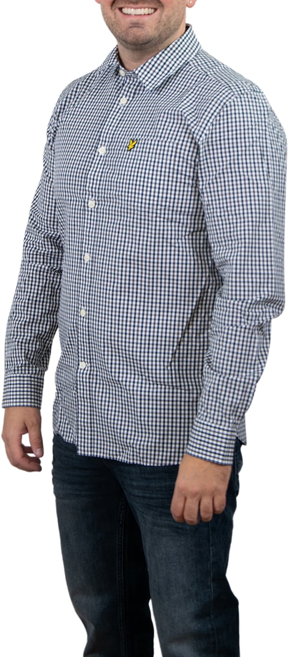 Lyle & Scott Bedford Cord Overshirt Wit