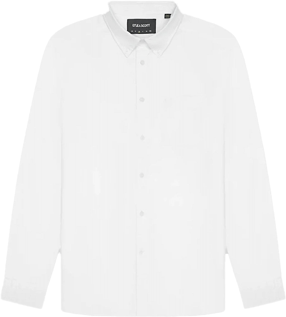 Lyle & Scott Lyle & Scott Plain Oxford Shirt Wit