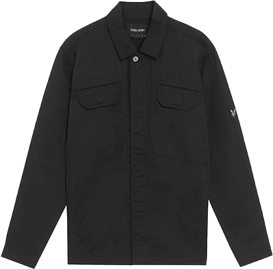 Lyle & Scott Lyle & Scott Multi Pocket Overshirt Zwart