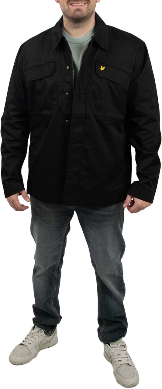 Lyle & Scott Multi Pocket Overshirt Zwart