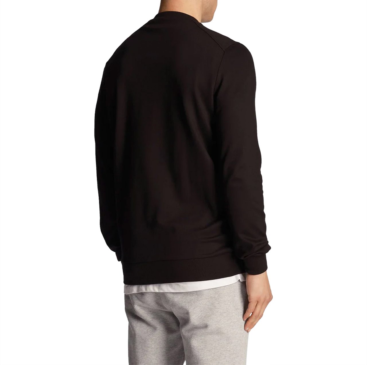 Lyle & Scott Crew Neck Fly Fleece Zwart