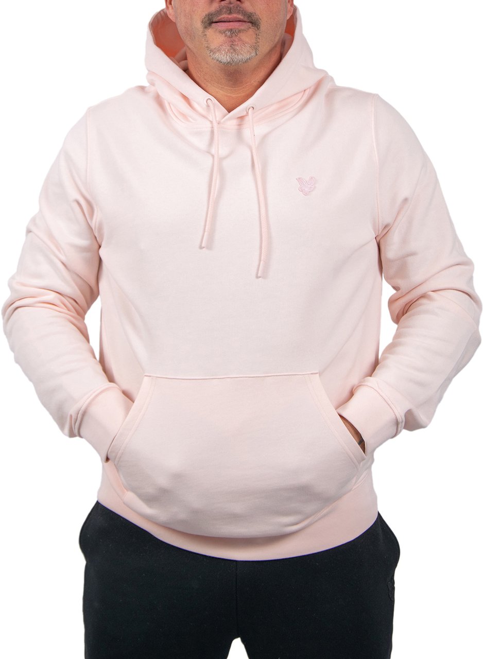 Lyle & Scott Superfine Pullover Hoodie Roze