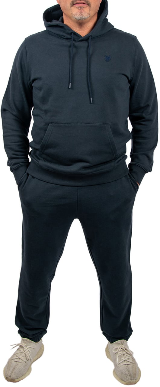 Lyle & Scott Superfine Pullover Hoodie Blauw