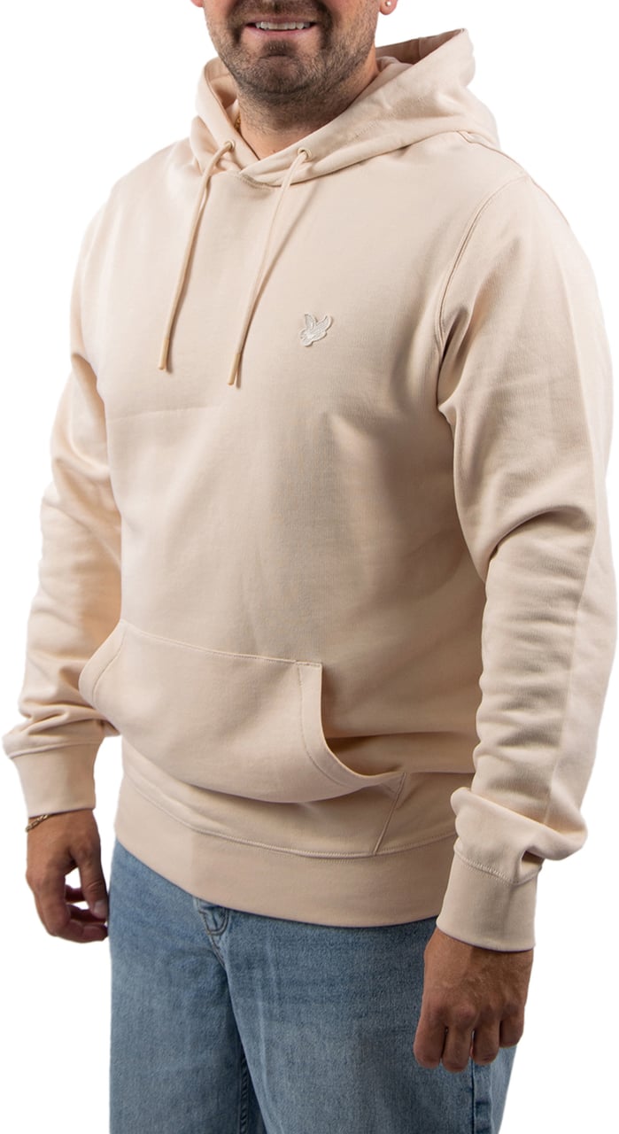 Lyle & Scott Superfine Pullover Hoodie Beige