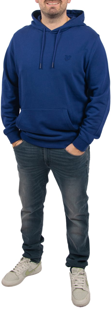Lyle & Scott Superfine Pullover Hoodie Blauw