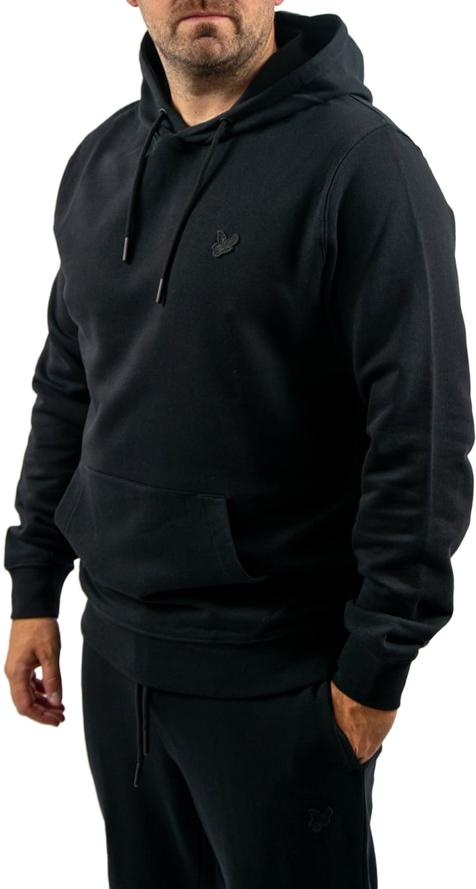 Lyle & Scott Superfine Pullover Hoodie Zwart