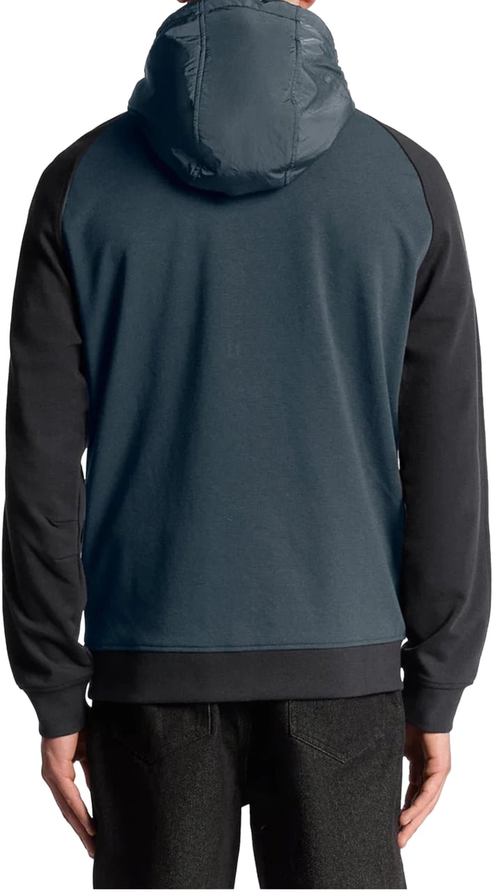 Lyle & Scott Lyle&scott Half Raglan Hybird Hoodies Donkerblauw Ml2330v Blauw