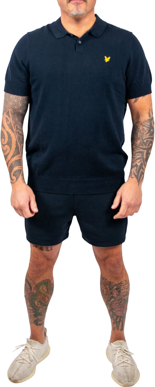 Lyle & Scott Lyle & Scott Pique Track Short Blauw