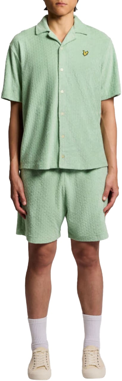 Lyle & Scott Lyle&scott Honeycomb Shorts Groen Ml2431v Groen