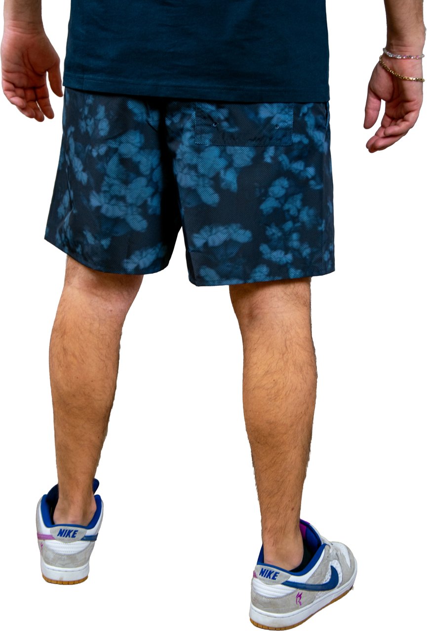Lyle & Scott Lyle & Scott Digital Floral Print Floral Short Blauw