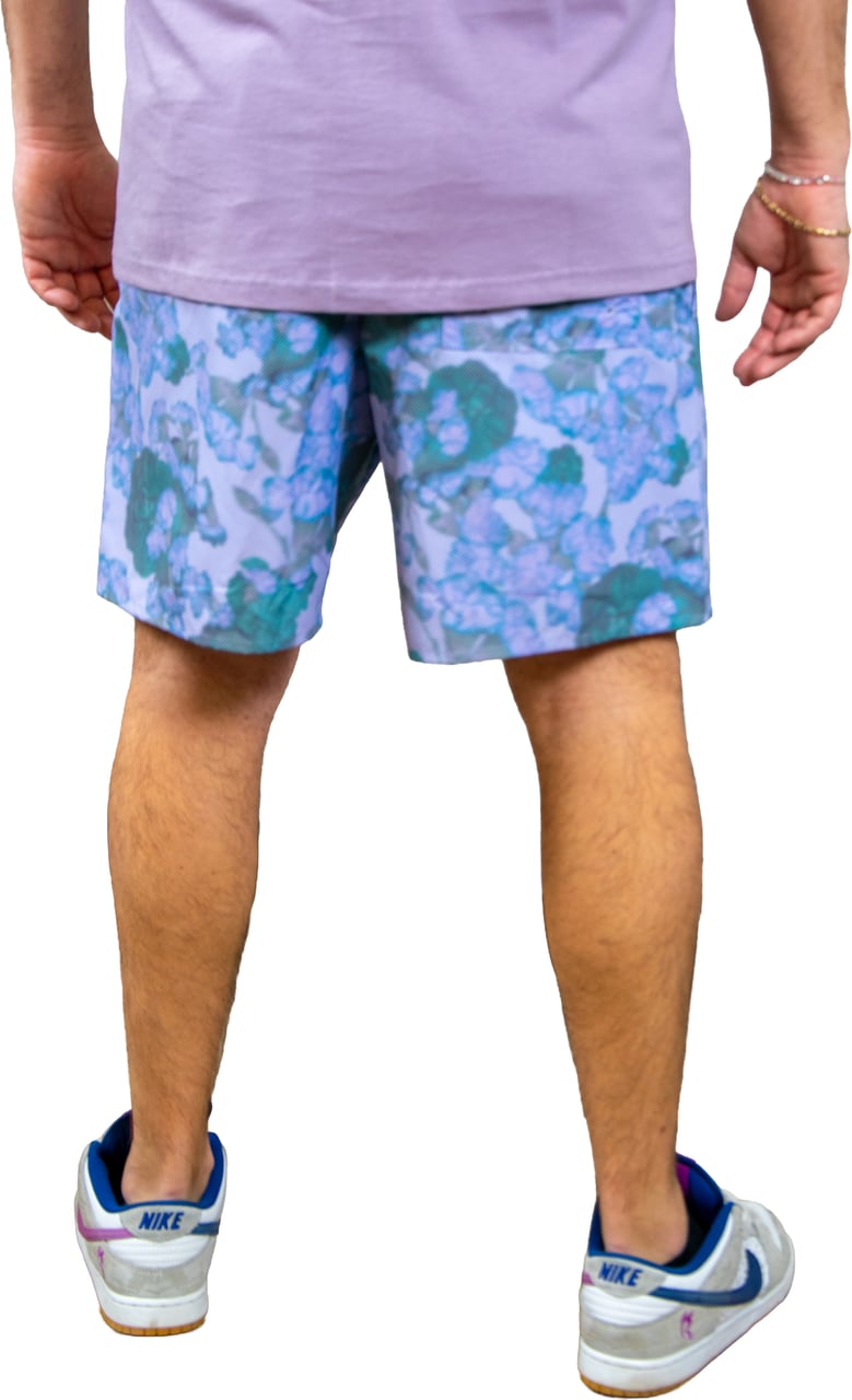 Lyle & Scott Lyle & Scott Digital Floral Print Floral Short Paars