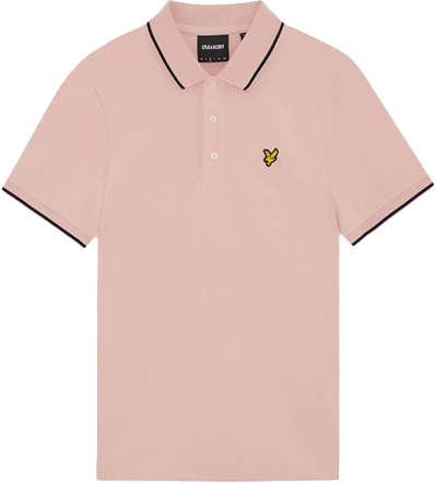 Lyle & Scott Lyle & Scott Tipped Polo Shirt Roze