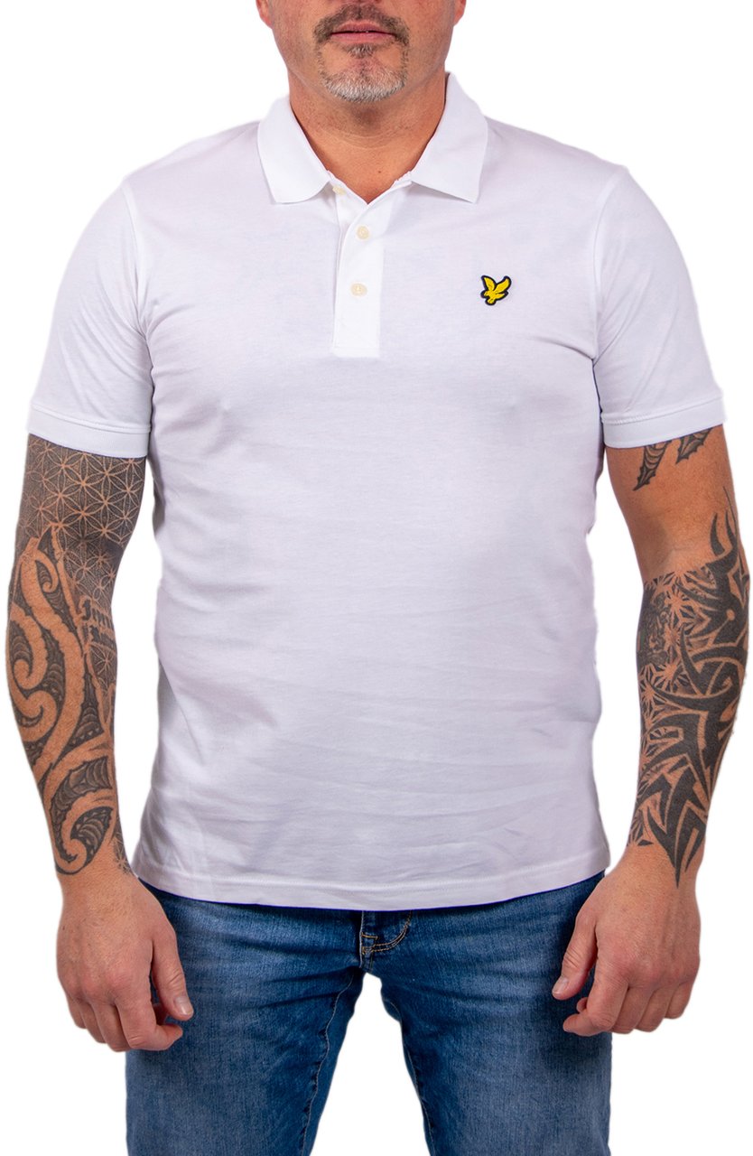 Lyle & Scott Jersey Polo Shirt Wit