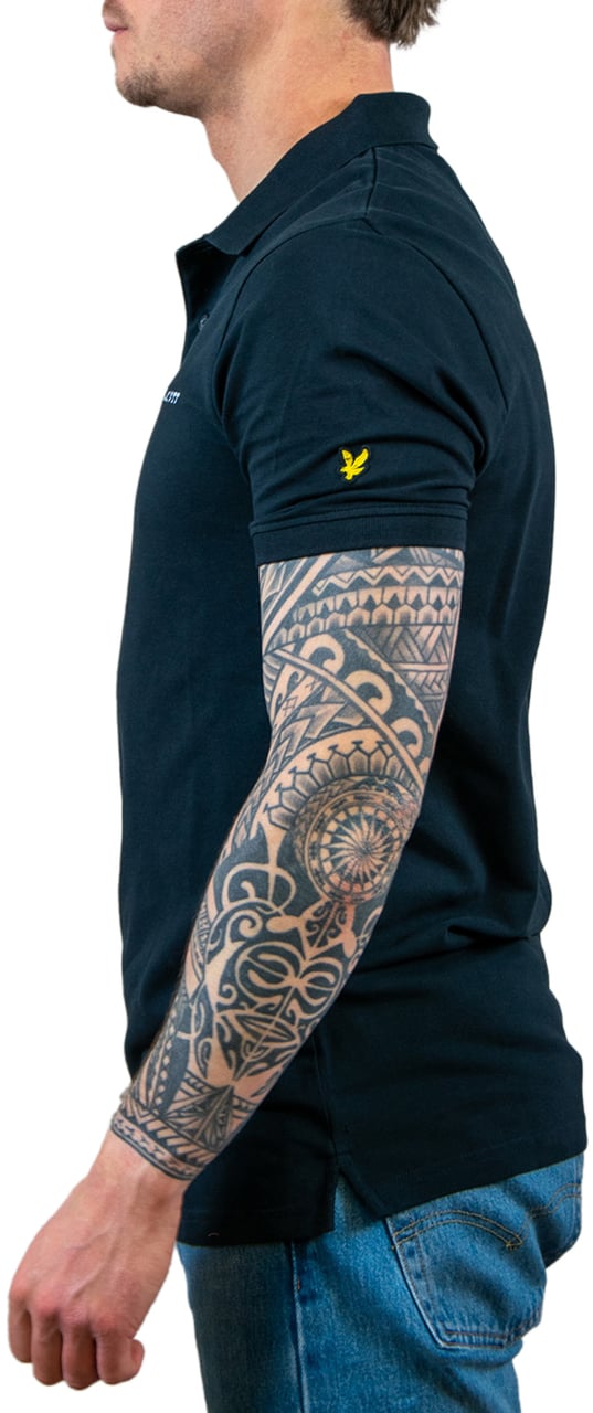Lyle & Scott Embroidered Polo Shirt Blauw