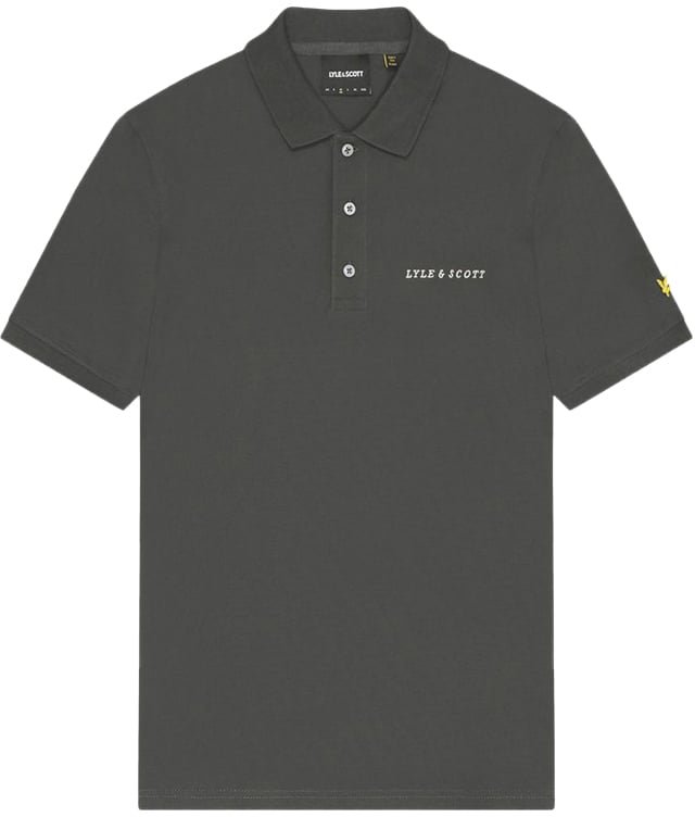 Lyle & Scott Embroidered Polo Shirt Grijs