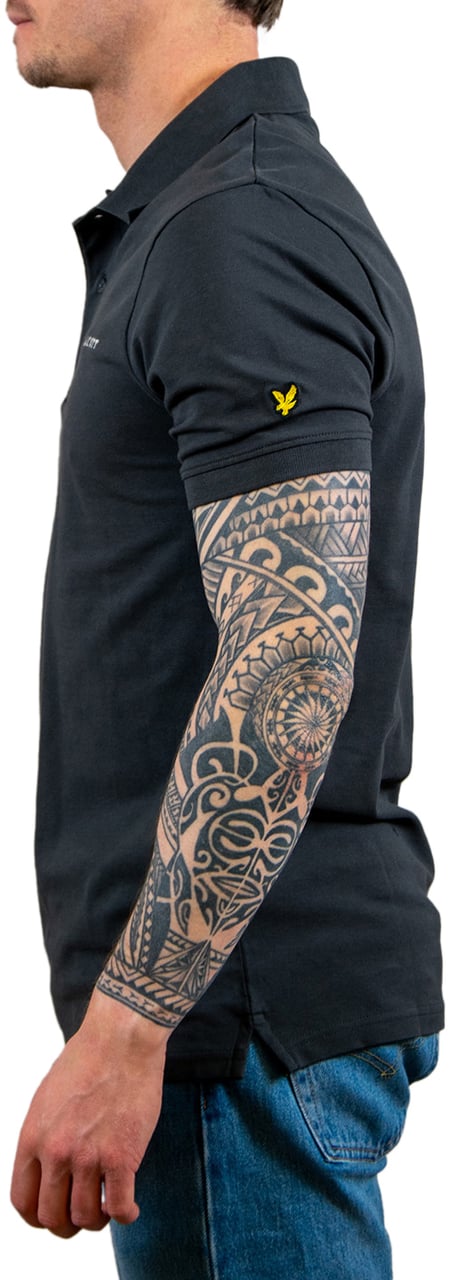 Lyle & Scott Embroidered Polo Shirt Grijs