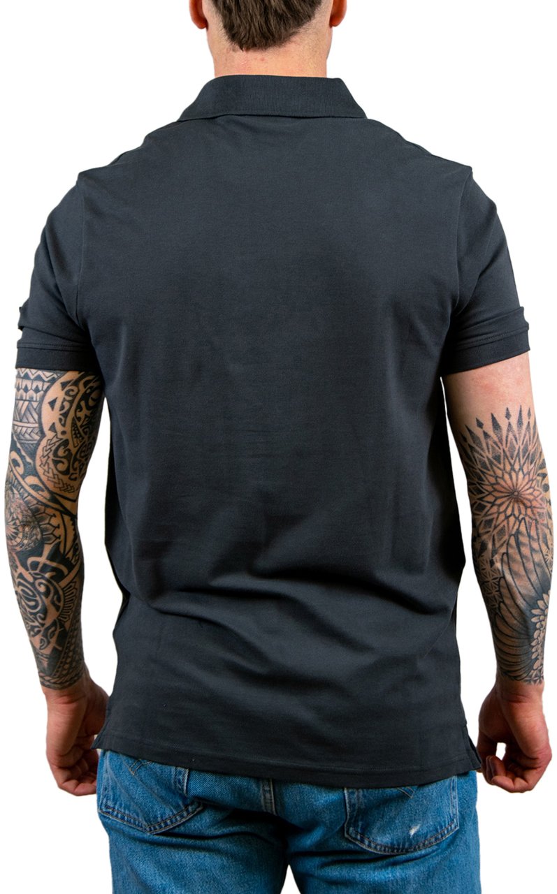 Lyle & Scott Embroidered Polo Shirt Grijs