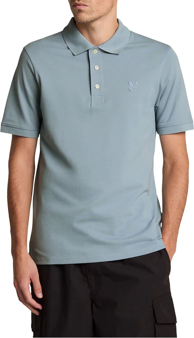 Lyle & Scott Lyle&scott Superfine Polos Lichtblauw Sp2255ton Blauw