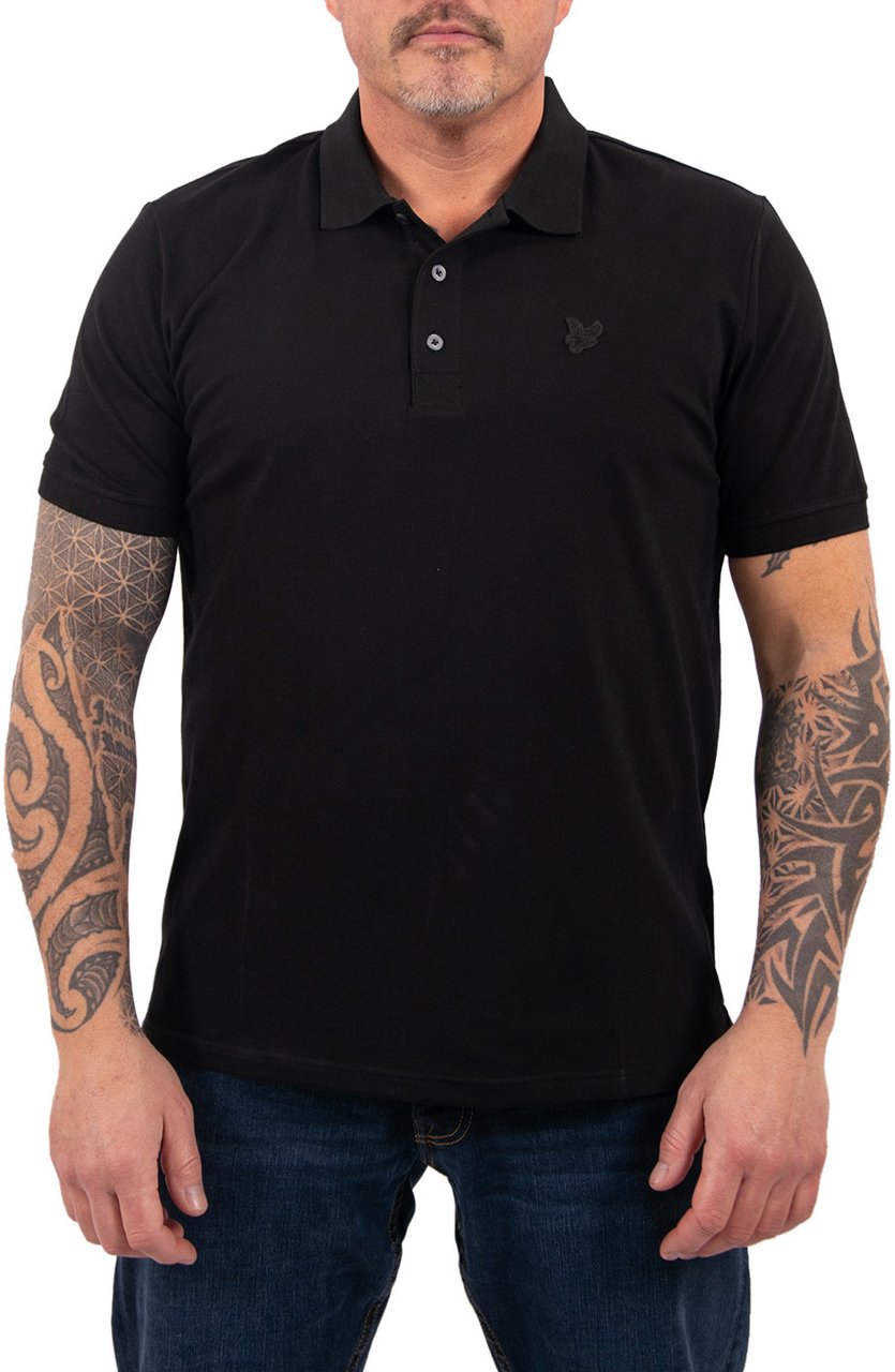 Lyle & Scott Superfine Polo Shirt Zwart