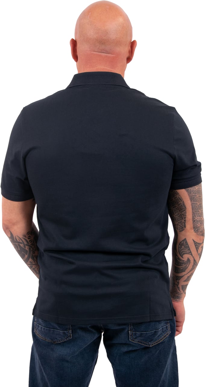 Lyle & Scott Lyle & Scott Placket Tipped Polo Shirt Blauw