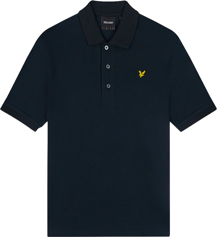 Lyle & Scott Lyle &amp; Scott Plain Polo T-Shirt Blauw