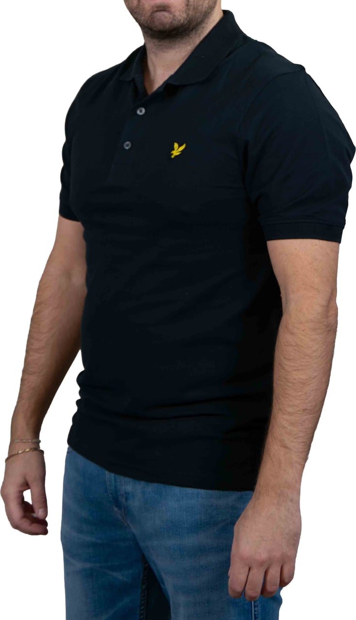 Lyle & Scott Lyle &amp; Scott Plain Polo T-Shirt Blauw