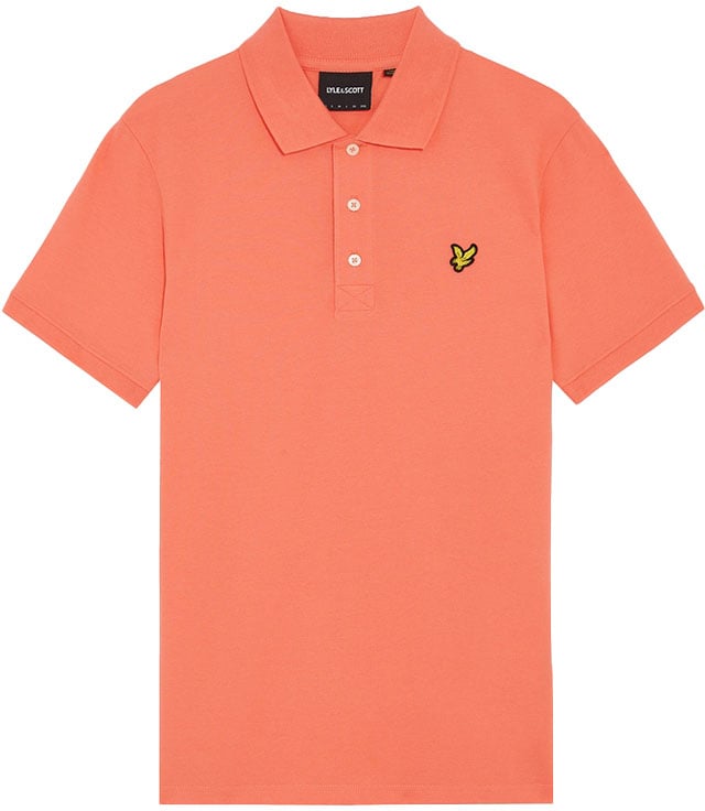 Lyle & Scott Lyle & Scott Plain Polo Shirt Rood