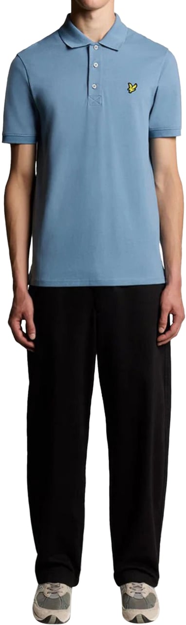 Lyle & Scott Lyle&scott Plain Polos Petrol Sp400vog Blauw