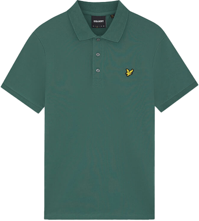 Lyle & Scott Lyle & Scott Plain Polo Shirt Groen