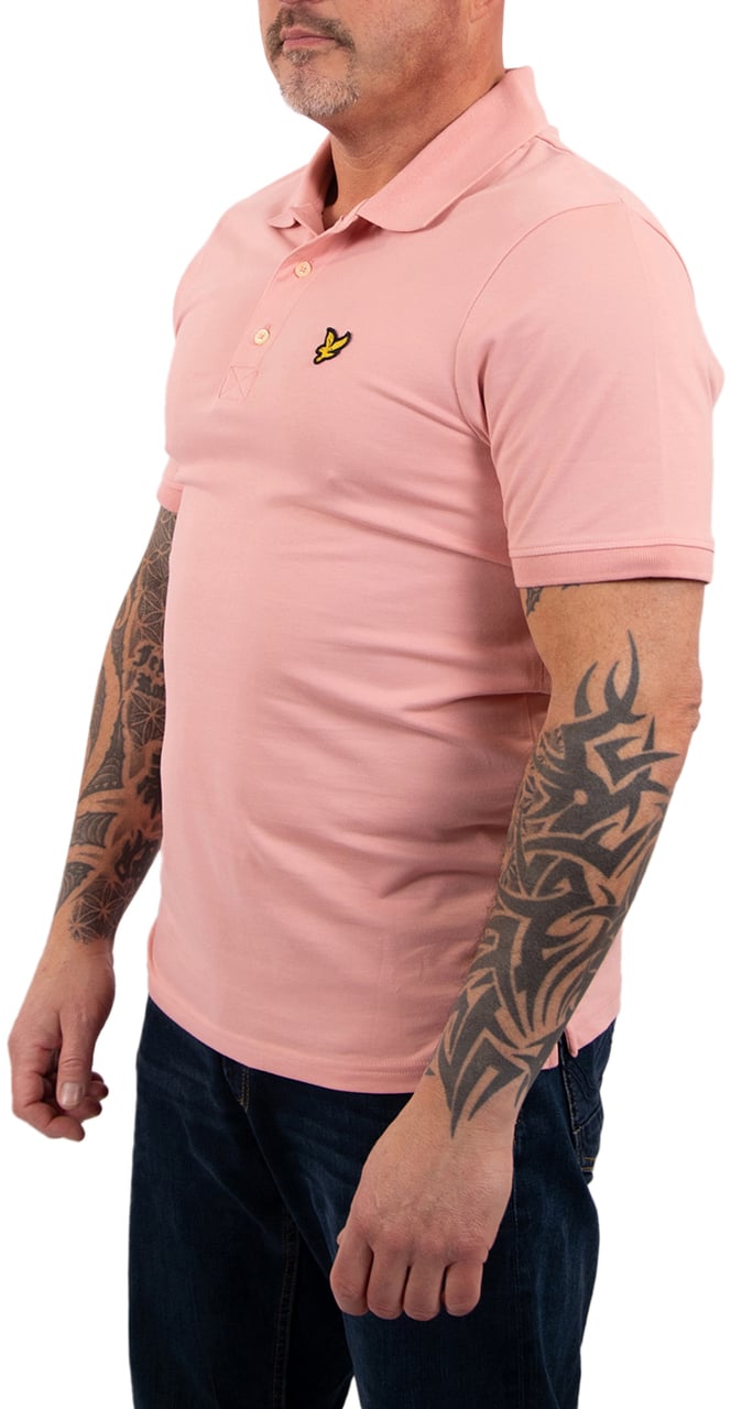 Lyle & Scott Plain Polo Shirt Roze