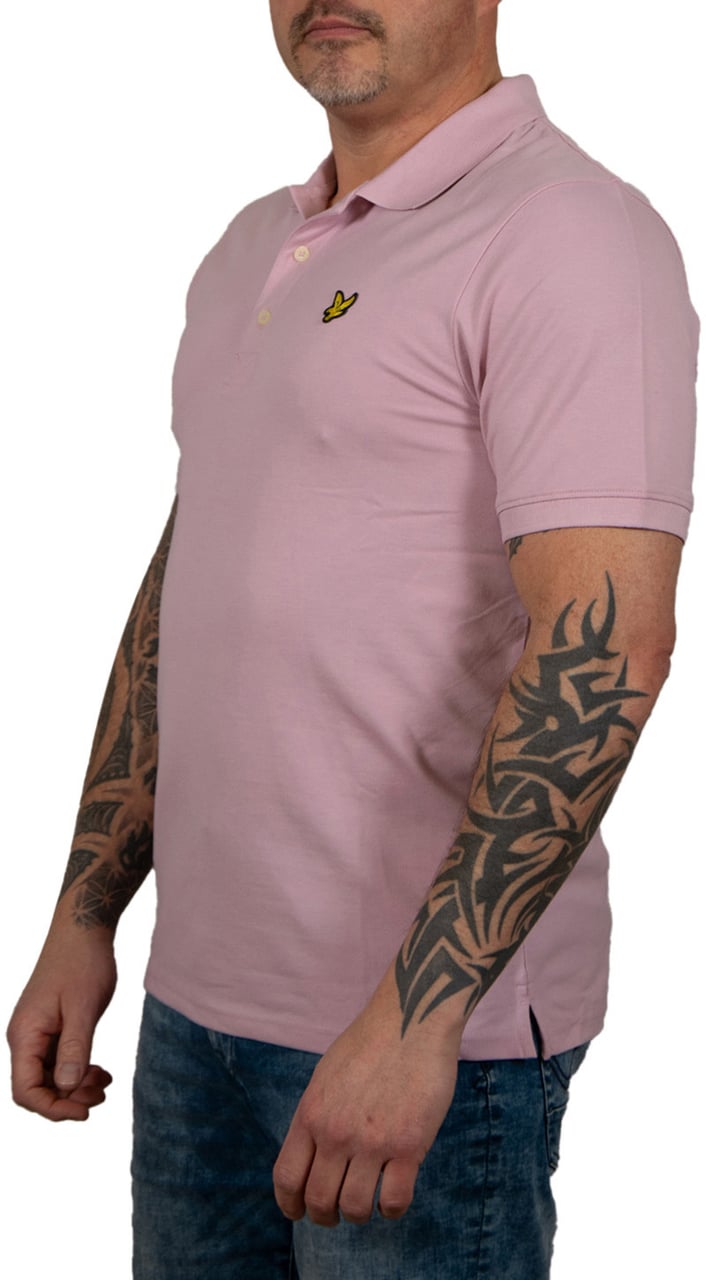 Lyle & Scott Plain Polo Shirt Roze