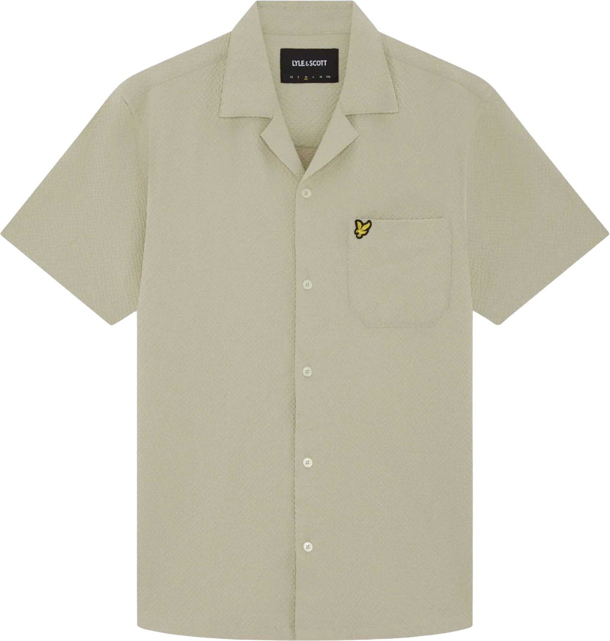 Lyle & Scott Lyle&scott Sw2409v Korte Mouw Overhemden Lichtgroen Sw2409v Groen