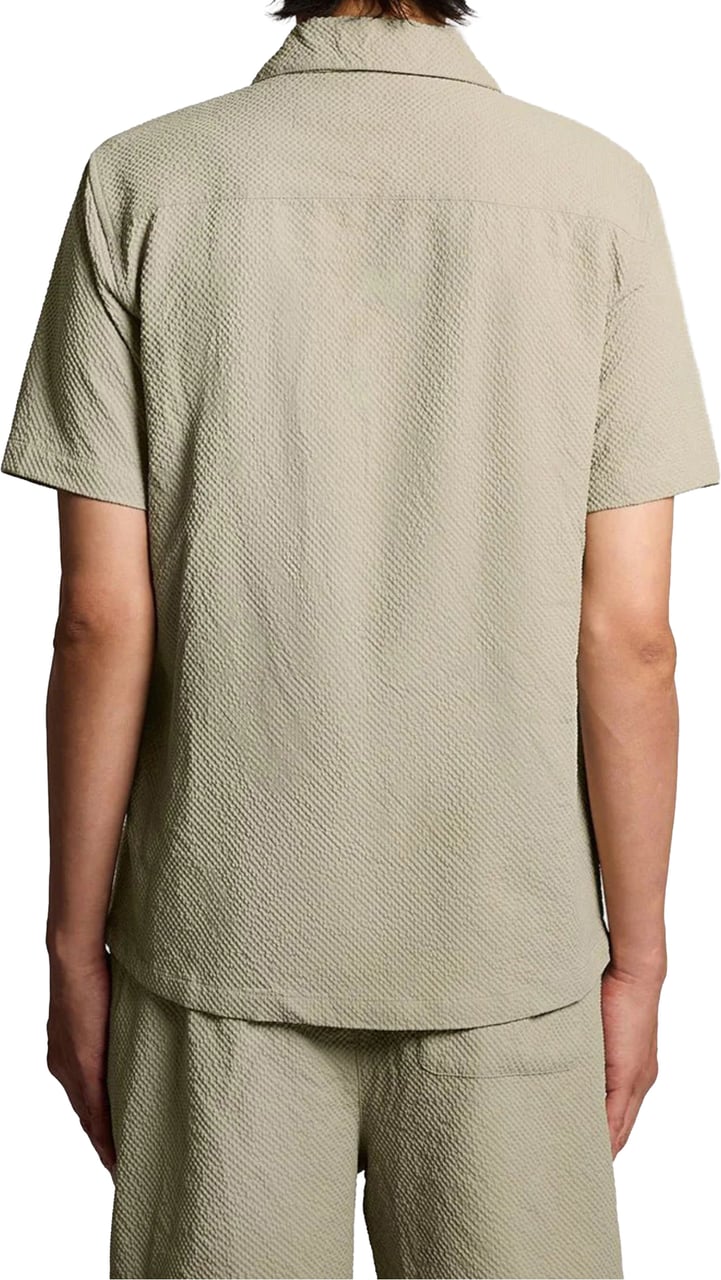 Lyle & Scott Lyle&scott Sw2409v Korte Mouw Overhemden Lichtgroen Sw2409v Groen
