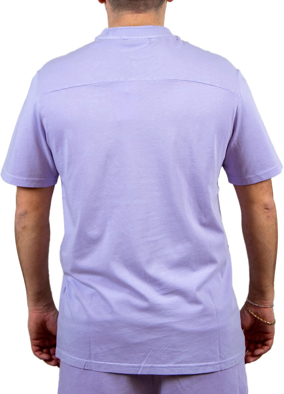 Lyle & Scott Natural Dye Crewneck T-Shirt Paars