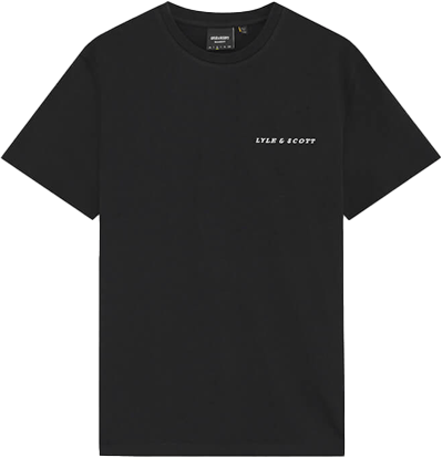 Lyle & Scott Lyle & Scott Script T-Shirt Zwart