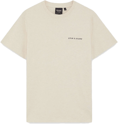Lyle & Scott Lyle & Scott Script T-Shirt Beige