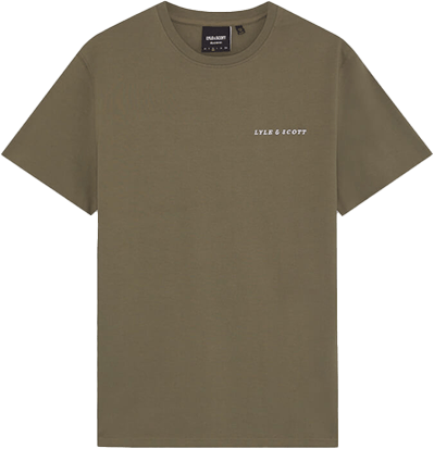 Lyle & Scott Lyle & Scott Script T-Shirt Groen