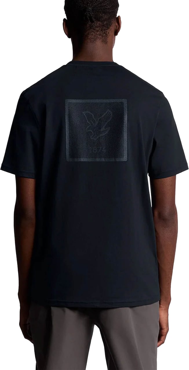 Lyle & Scott Rubberised T-shirt Blauw